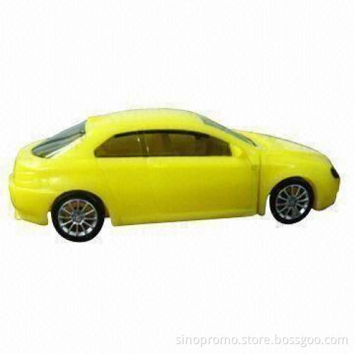 Car-shaped USB Flash Drive, Made of ABS Material, Various Colors Available